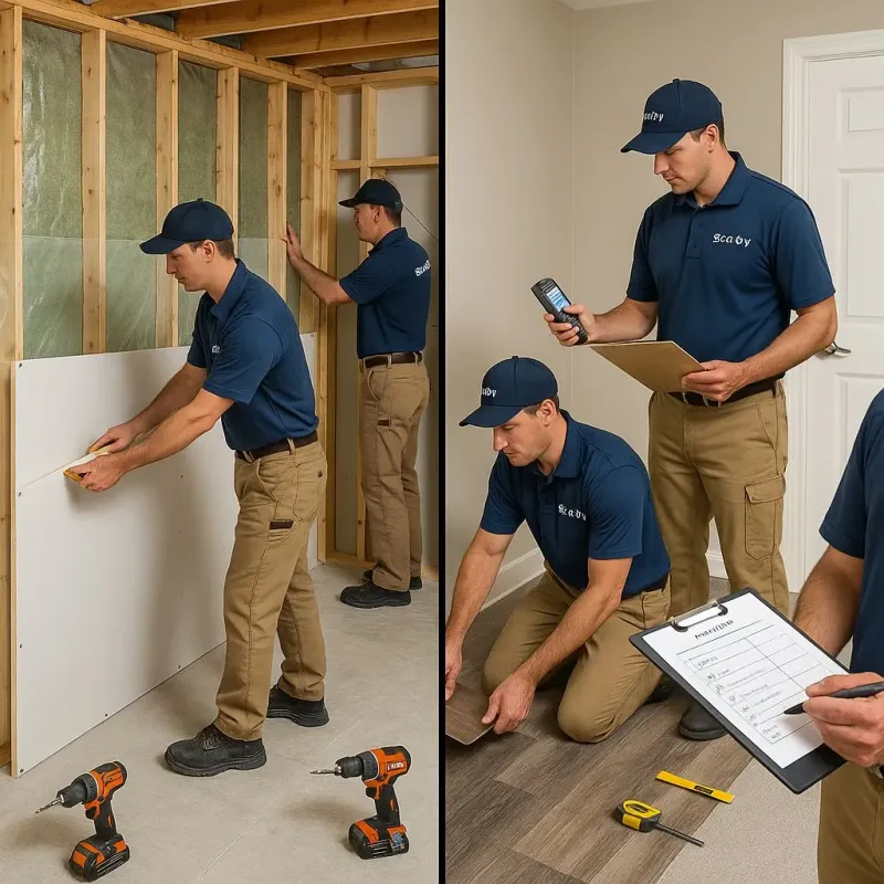 Repairs and Reconstruction process in Hacienda Heights, CA